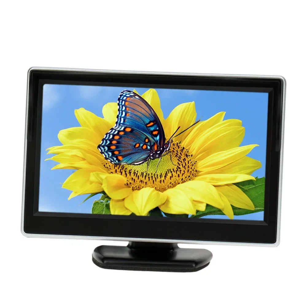 DisplayView 5 Rear + Car View Lcd Monitor,DisplayCar Reverse Rookin Huiop Tft Walmeck +Car Reverse +Camera Display 5-inch Reverse Tft Inch Reverse Rear Car Lcd 5