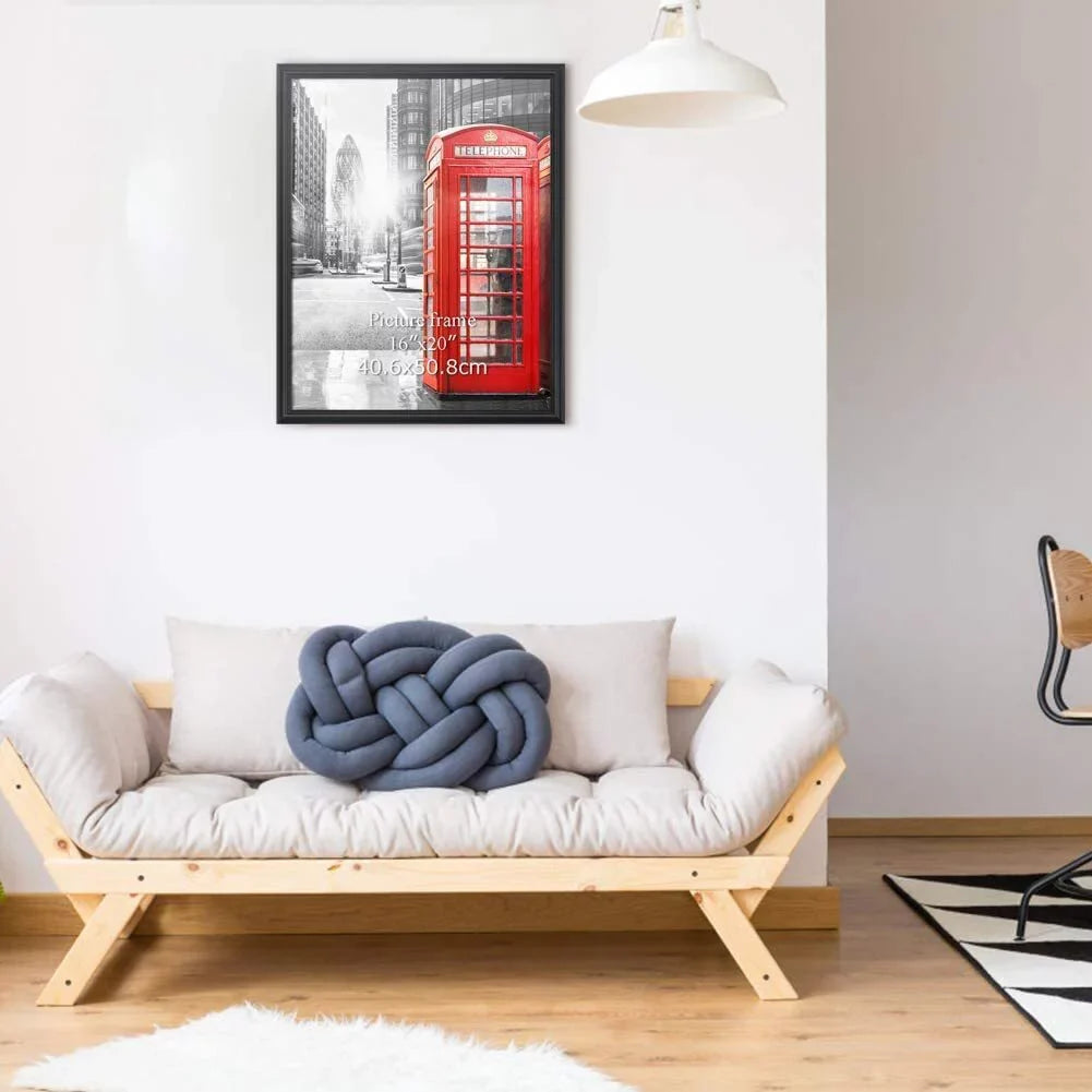 4 18 Poster, x Modern Frame Wall 12 Pack Black Frames, for Gallery Photo 12x18 Picture Poster