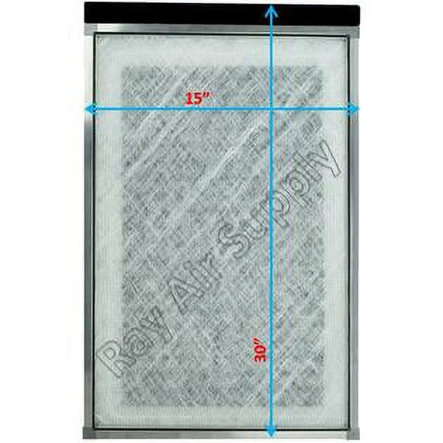 Filter Cleaner Guard Replacement Refills Pads 15x30 Pack) (3 MicroPower Air
