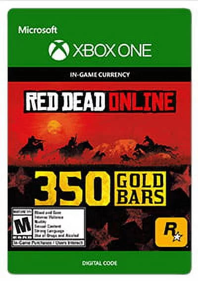 One BARS Xbox - Red Redemption GOLD 2 Dead 350 [Digital]