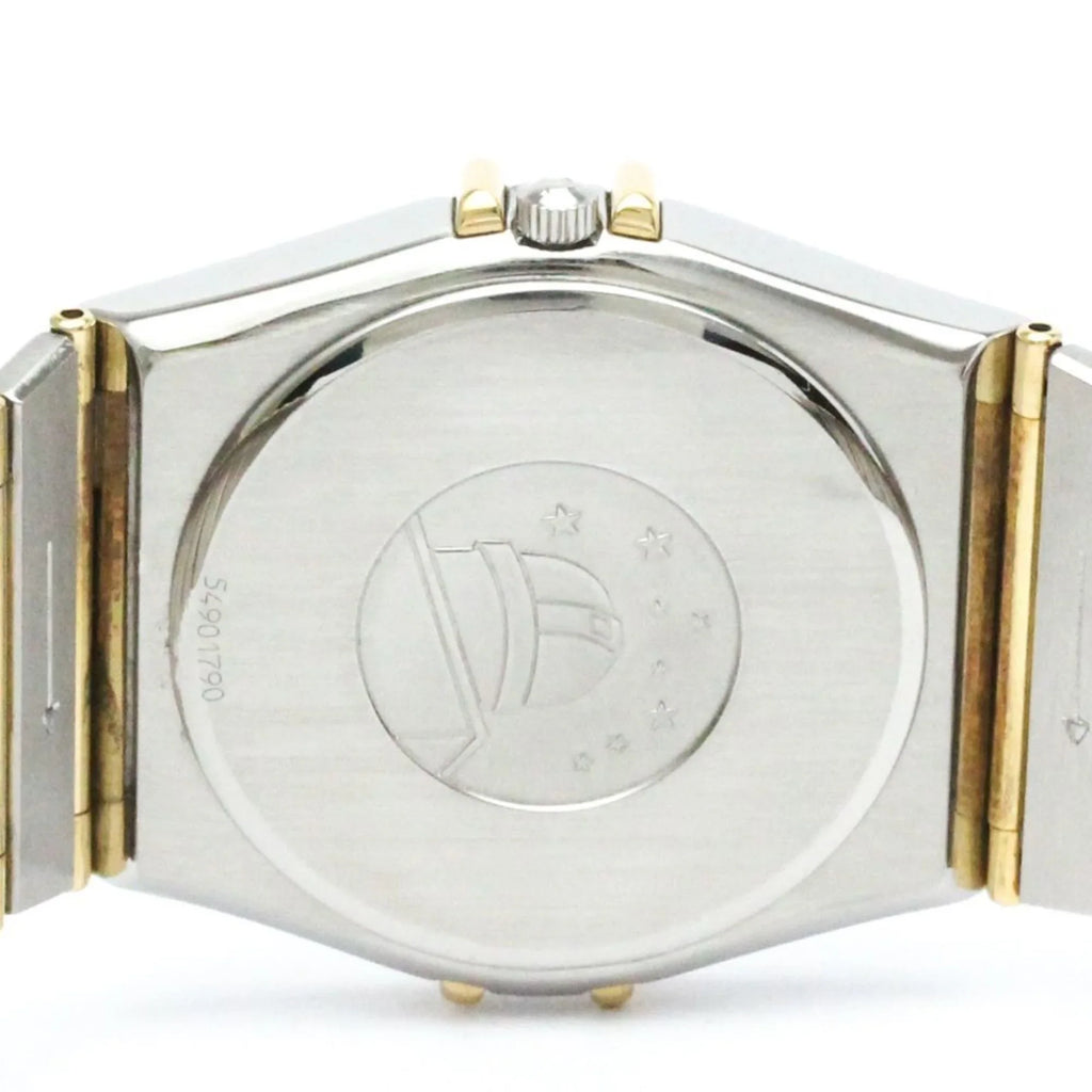 18K Constellation (Good) Watch 396.1070 Pre-Owned Steel Gold Polished OMEGA Day Date BF566004