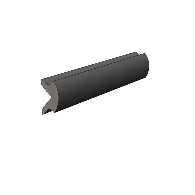 Rail 0342BKA501 Kit Rub Marine Flexible Taco Insert Black