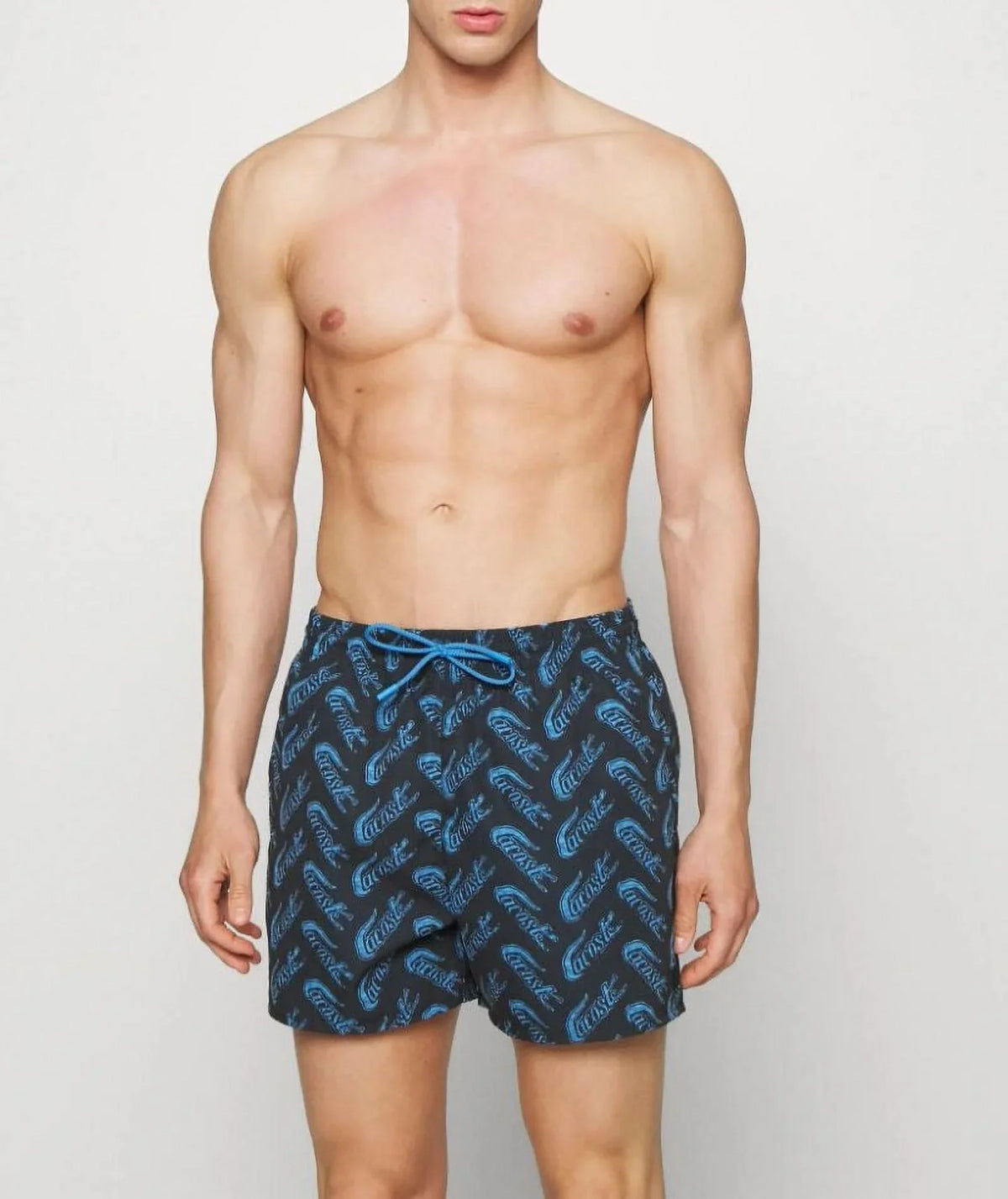 dry navy men 51 XL MH5635 swimwear F65 Lacoste $90 trunks 324209 quick new short