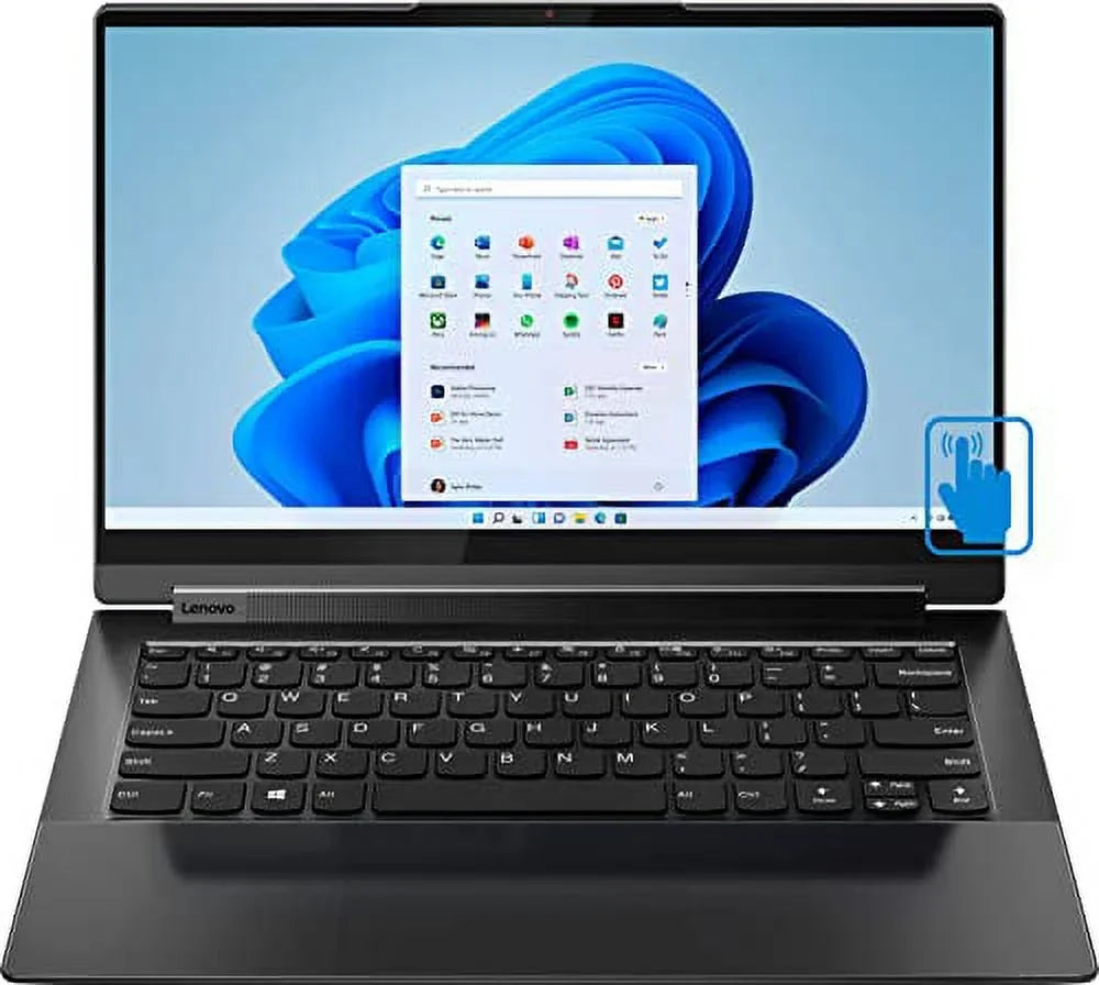 BT Iris Laptop 11 w/Hub WiFi 2-in-1 2022 Webcam, Touchscreen Backlit (Intel 6, FHD Yoga Win 9i i7-1185G7 Intel 4-Core, 2TB Fingerprint, -14.0" KYB, 5.1, Home) IPS 8GB Xe, HD PCIe RAM, SSD,