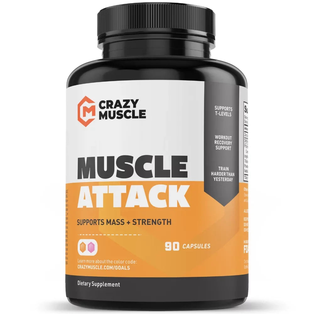 Capsules Muscle 90 - Keto Muscle Muscle DHEA Crazy Attack: Building by Supplement with