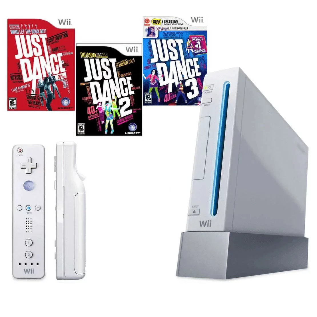 Dance 1 3 2 Bundle Used Just Console Nintendo Wii