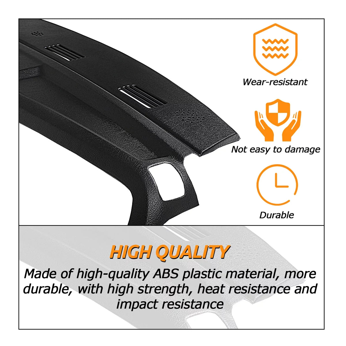Protector Dodge 2002 Ram Board Dash Overlay for Cover 2005 Molded Cover Pad Skin 1500 Black 3500 2004 2003 Dashboard Cap 2500 Kojem