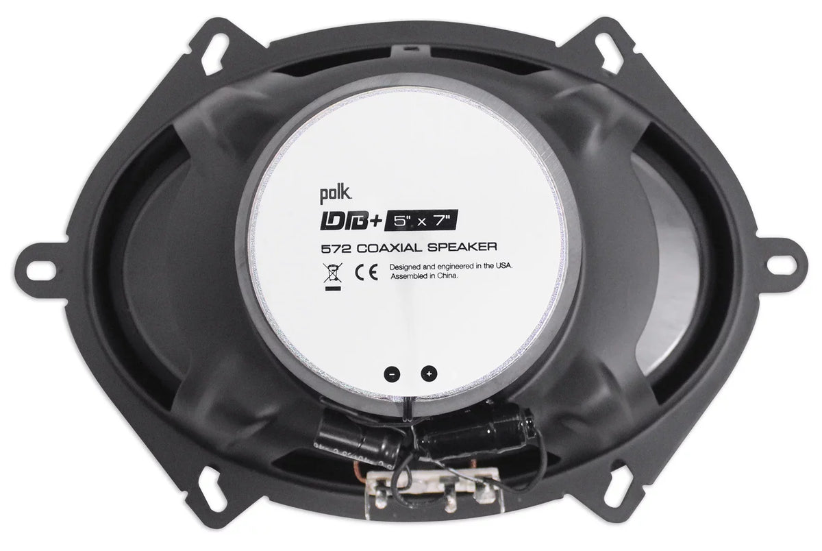 5x7" (2) Car Audio 225w Speakers Polk ATV/Motorcycle/Boat Rockmat DB572 Audio +