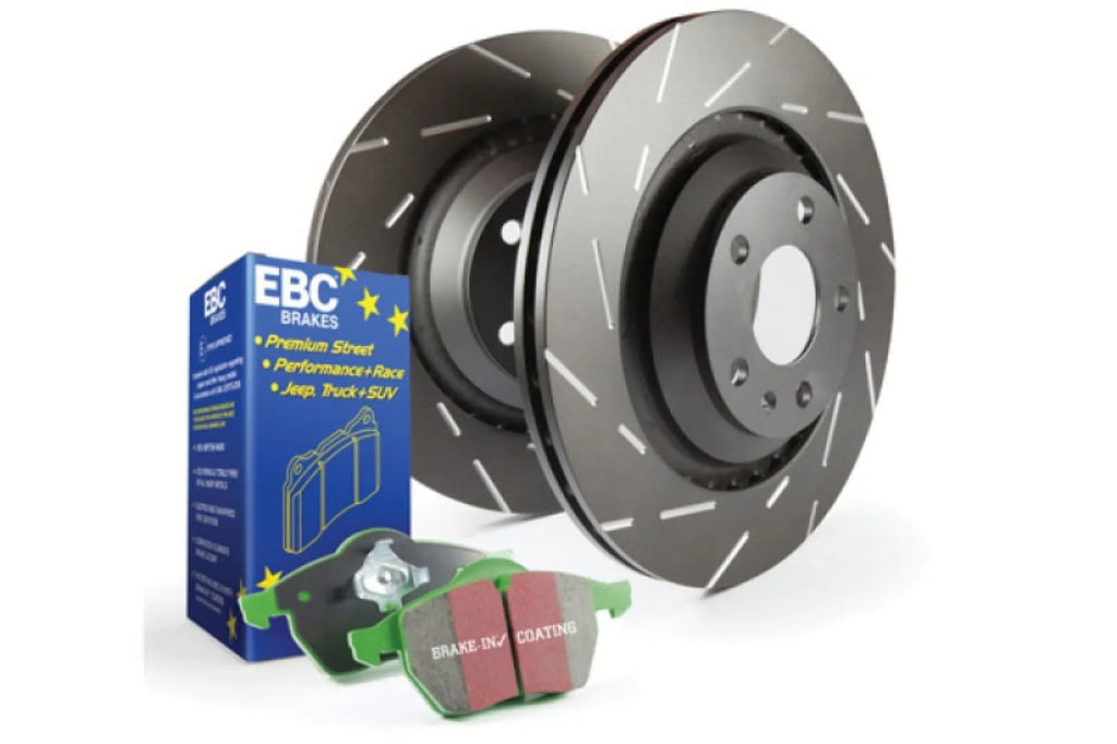Cooper 2000 S2 EBC Greentuff and Brakes 02-03 Fits USR S2KR2314 Rotors Kits