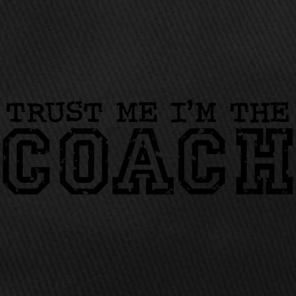 Hat - Trust Me Printed Coach - Baseball Cotton The Adjustable CafePress I'm Canvas Cap Black Black