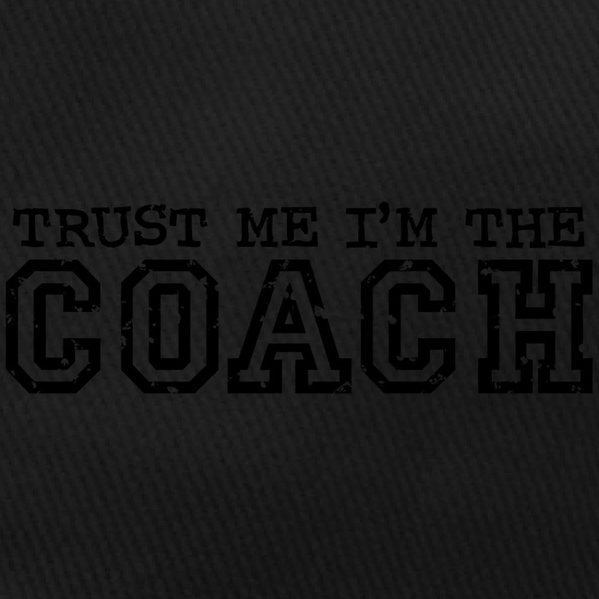 Hat - Trust Me Printed Coach - Baseball Cotton The Adjustable CafePress I'm Canvas Cap Black Black