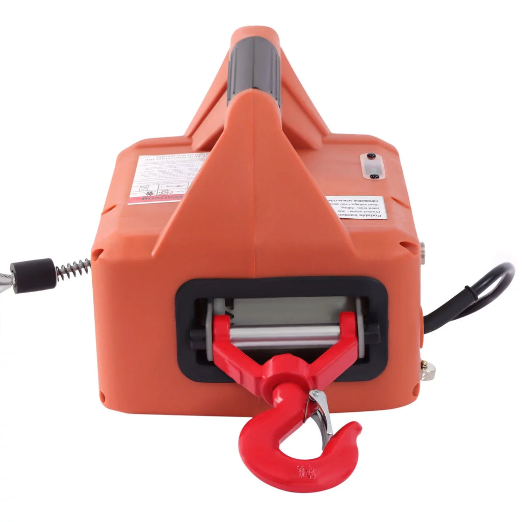 Winch Electric Hoists Remote Lift Wireless Portable TFCFL Crane 3in1 1100lbs