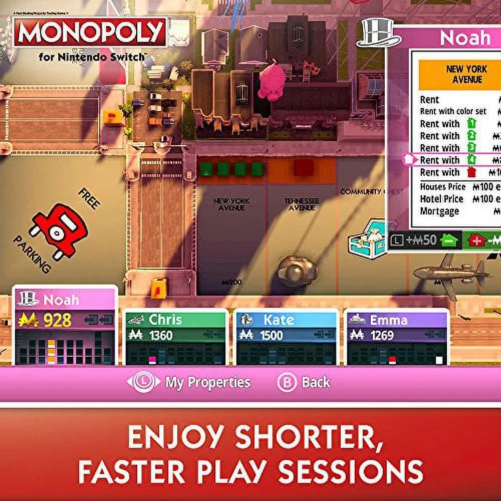 [video NSW MONOPOLY game] FOR [video game] (US) NINTENDO SWITCH