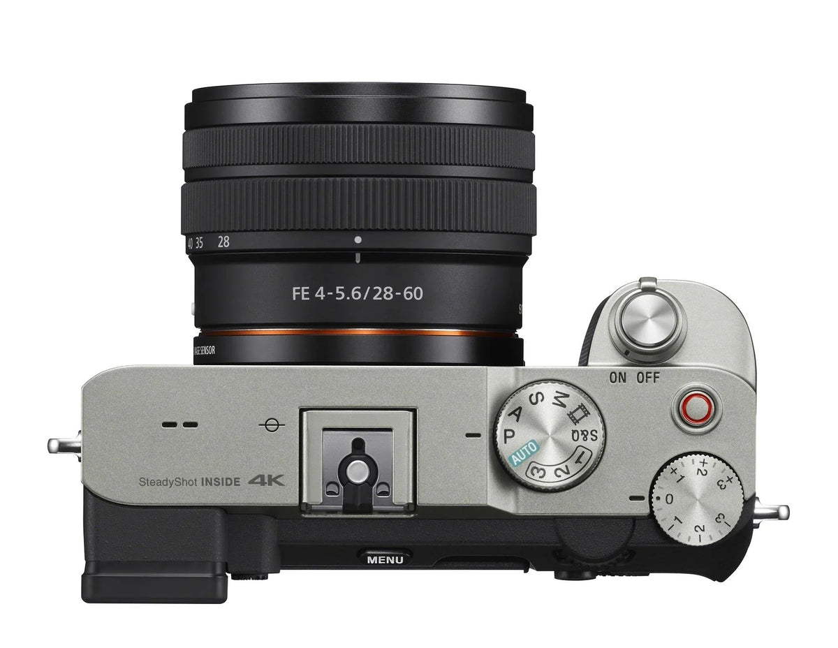 (Silver) a7C FE Bundle with Alpha 28-60mm Camera Essentials Lens Mirrorless