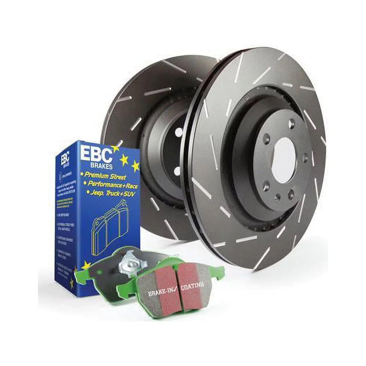 Cooper 2000 S2 EBC Greentuff and Brakes 02-03 Fits USR S2KR2314 Rotors Kits