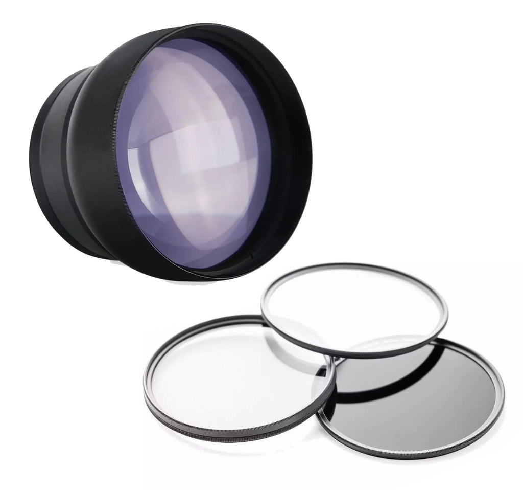 Telephoto + Adapter High 2.2x Canon Super G7 Lens + Filter Grade X PowerShot Lens/Filter II Kit Mark