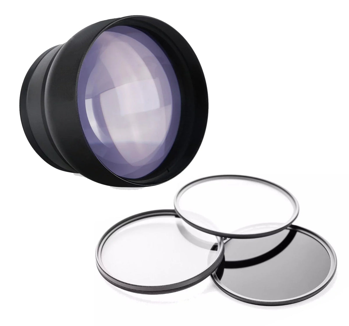 Telephoto + Adapter High 2.2x Canon Super G7 Lens + Filter Grade X PowerShot Lens/Filter II Kit Mark