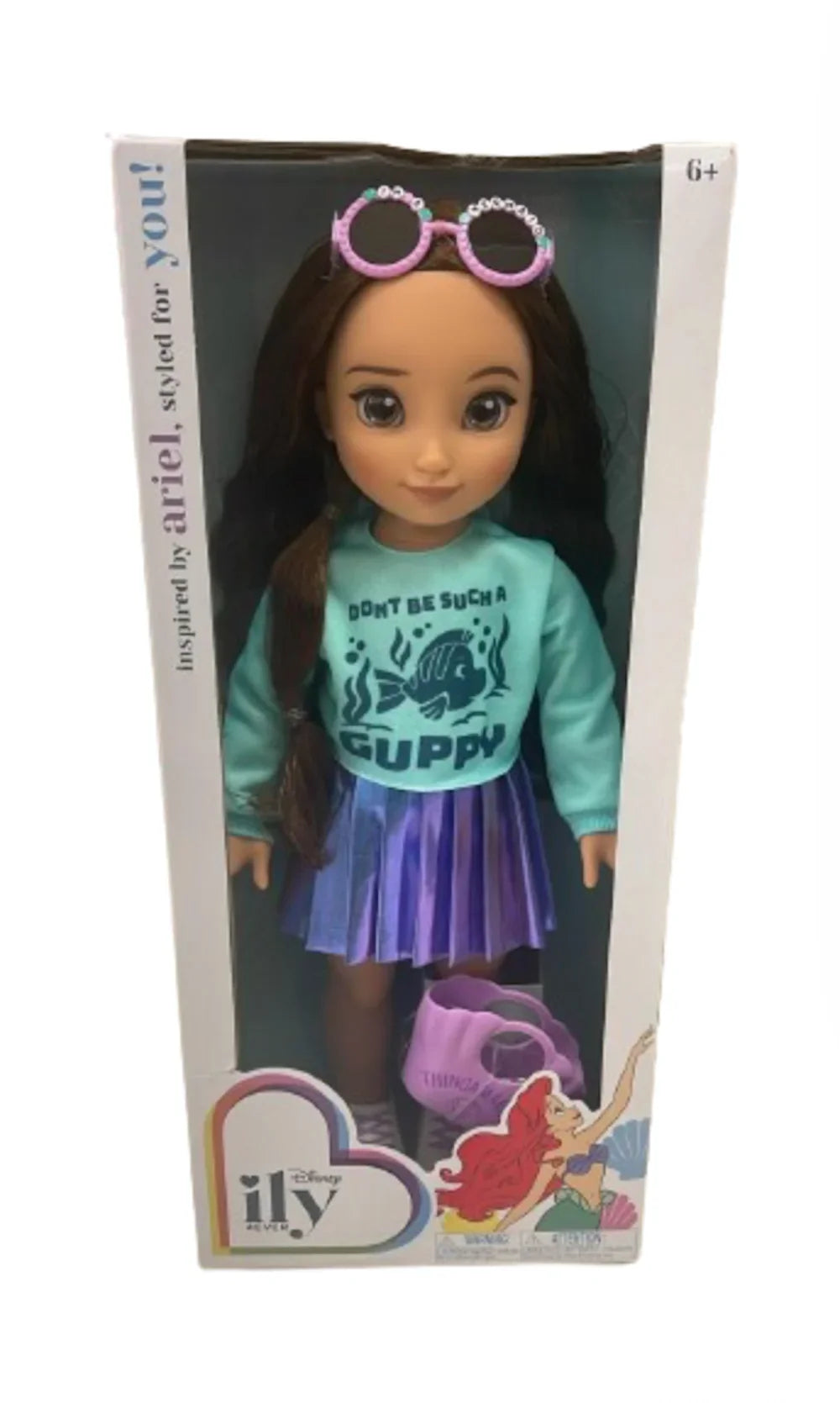 Be Ariel Don't New 4EVER ily a Doll 18" by Such With Inspired Disney Guppy Box