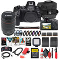 More 2 LED Memory + + Case + Lens Software Corel R6 x II Photo EOS External Charger 64GB + 24-105mm + Canon Battery Card (5666C011) Card Mark Light Camera f/4 Mirrorless Reader + with + + LPE6