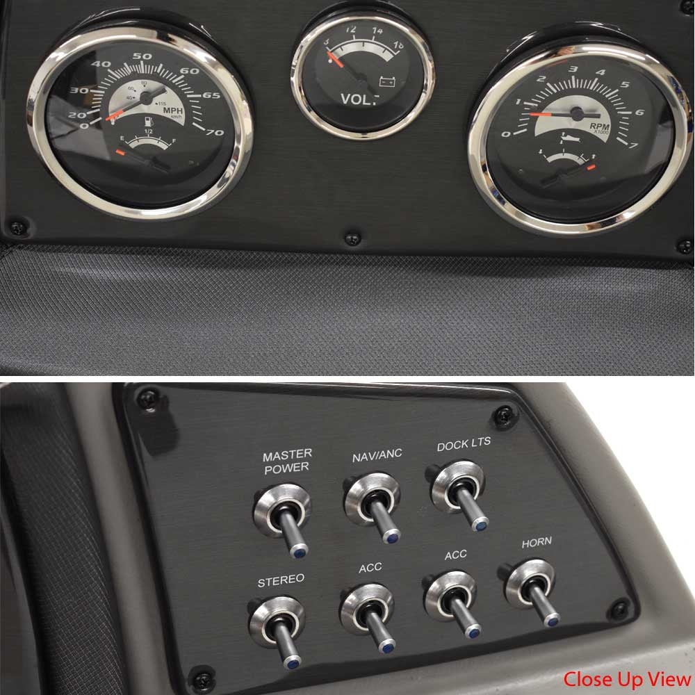 Lowe Boat 32 Mercury Console Panel Inch Teleflex Gray Dash | 2249445