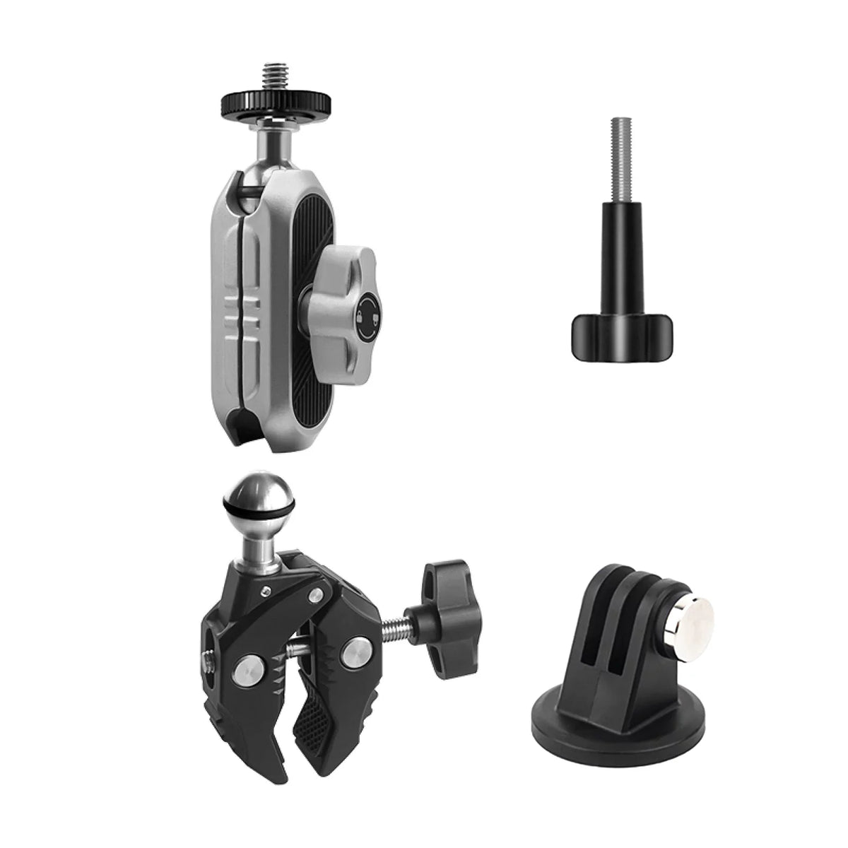 Compatible Camera Mount AKASO DJI Clamp Handlebar ammoon Adapter Mounts Mount