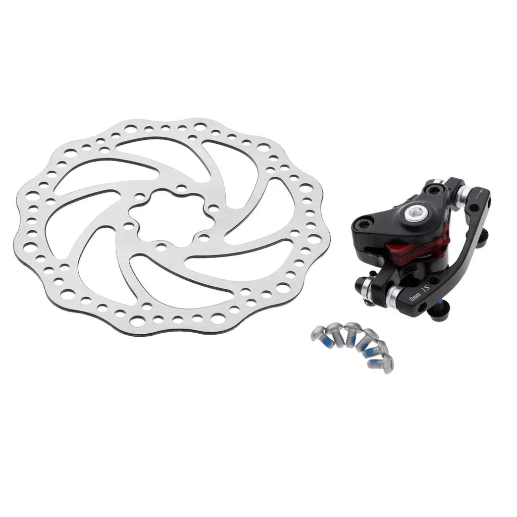 Mechanical Front Bolts Disc Whit And Cable Brake Bike 160mm And Rear