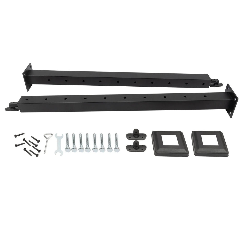 Cable Pre-Drilled Post System Steel Square Concrete Sides Level Deck Two Railing Stainless Wood Railing for Post Level Cable Fence 36''x2''x2''