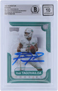 Witnessed Beckett 2020 Fanatics Autographed Card 10 Authentic Fanatics Panini Rookie Certified Momentum Authenticated Miami Tua Chronicles Tagovailoa #M-2 - Dolphins