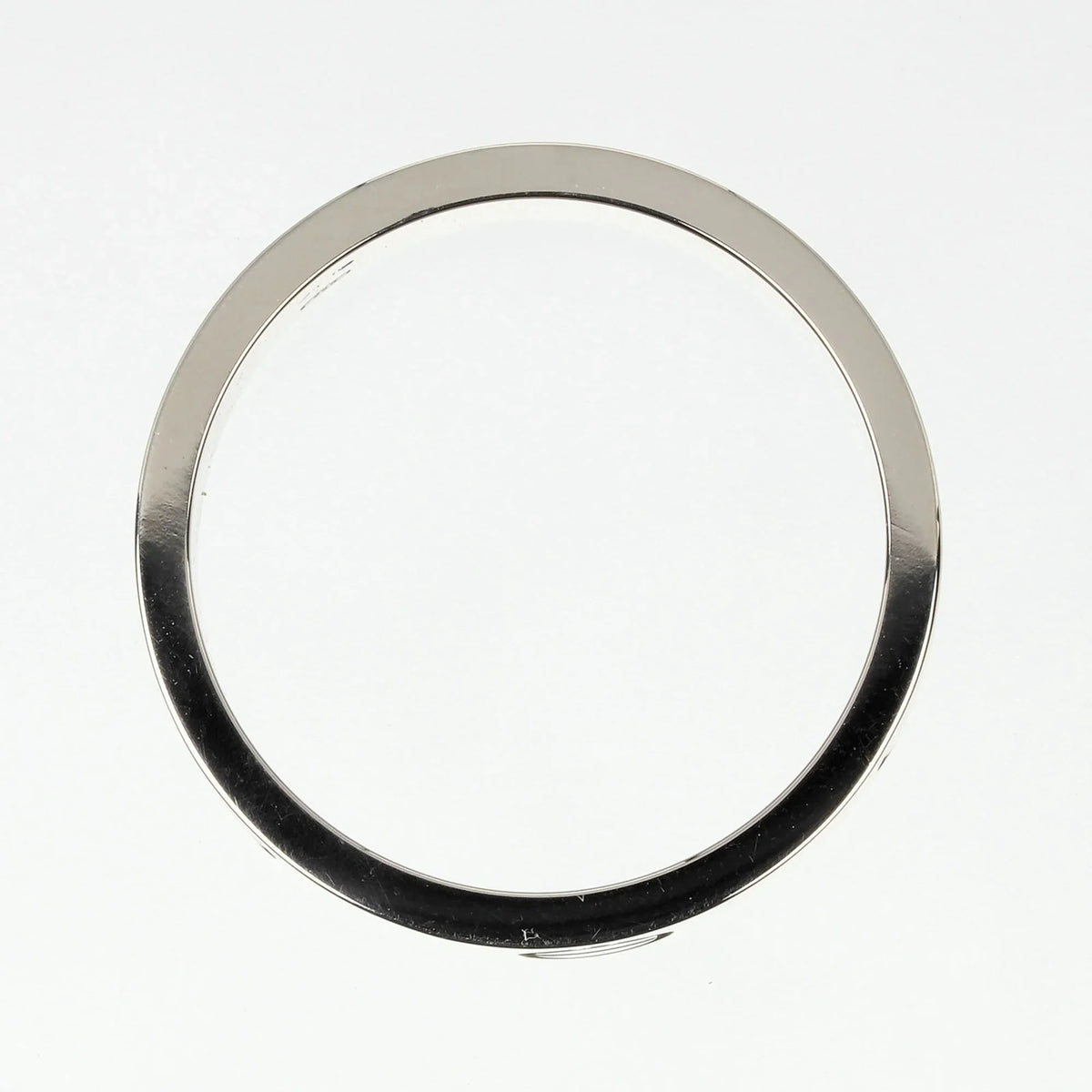 7.9g Approx. (Good) K18 Gold 15 White Pre-Owned Ring Love I122924022 CARTIER No. WG Cartier