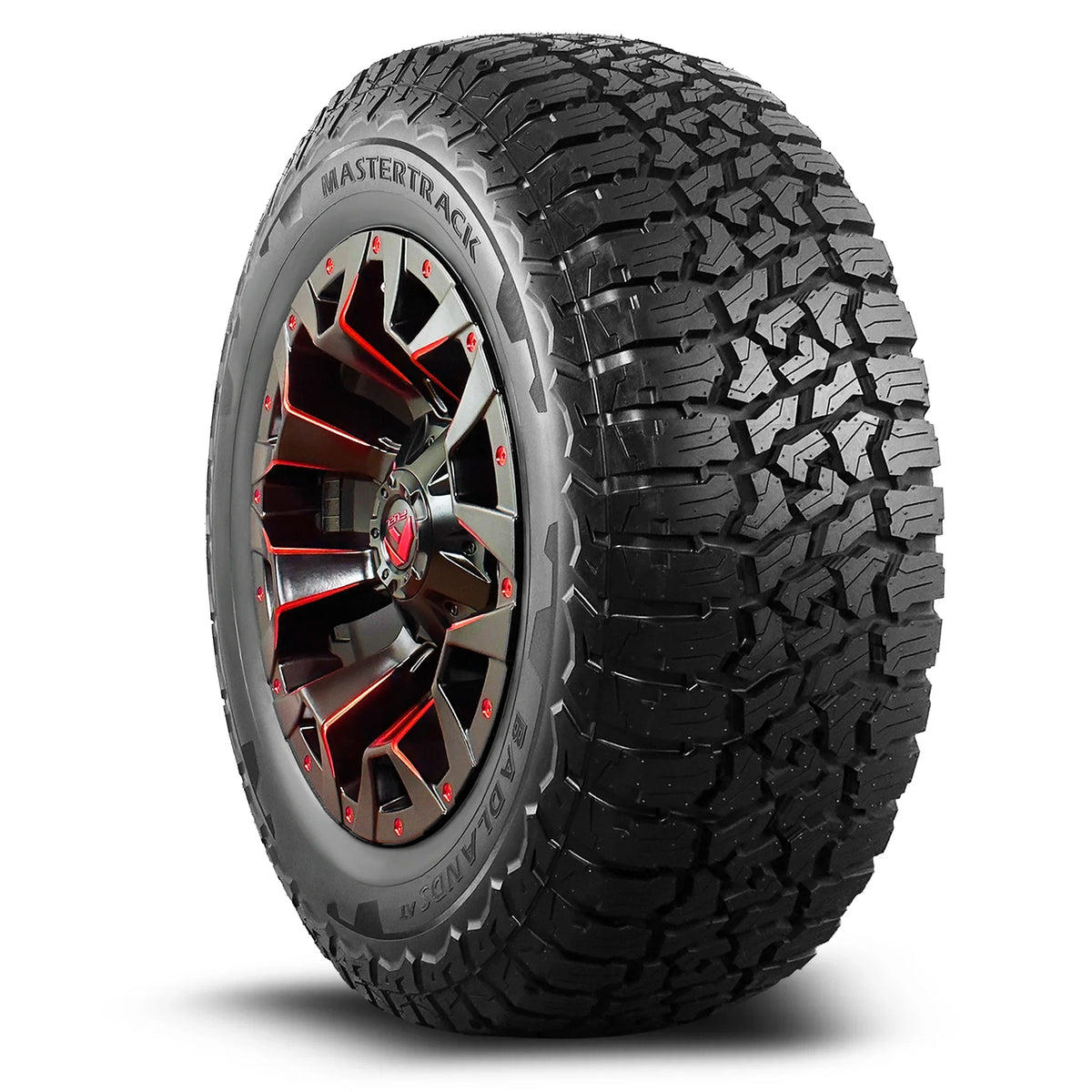 Only) BADLANDS Light Ply Terrain AT Tire Mastertrack 124S LT265/70R18 SUV 265/70/18(Tire All 10 Truck E
