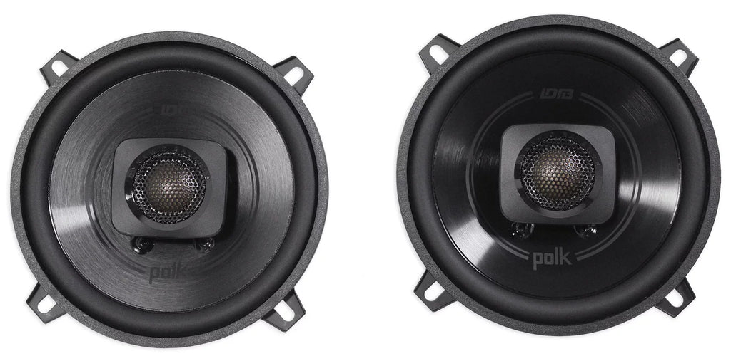Marine/ATV/Motorcycle/Boat 600w Watt Car with Rockville 5.25" RPB1 DB522 Polk 10 Audio Bundle (2) Speakers (2) Audio