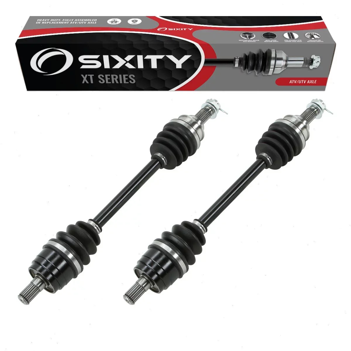 Left 2006 CV 2008 compatible 2010 2007 Rear 2005 Axles 2015 TRX650 Honda Right Sixity 2009 2016 2014 Pair XT 2012 2013 TRX680 & 2011 with Rincon