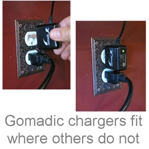 design 6265i Compact suitable for a Charger foldable with 6282 AC Gomadic power Intelligent the - - output Nokia 6263 plug Wall Home convenient, High