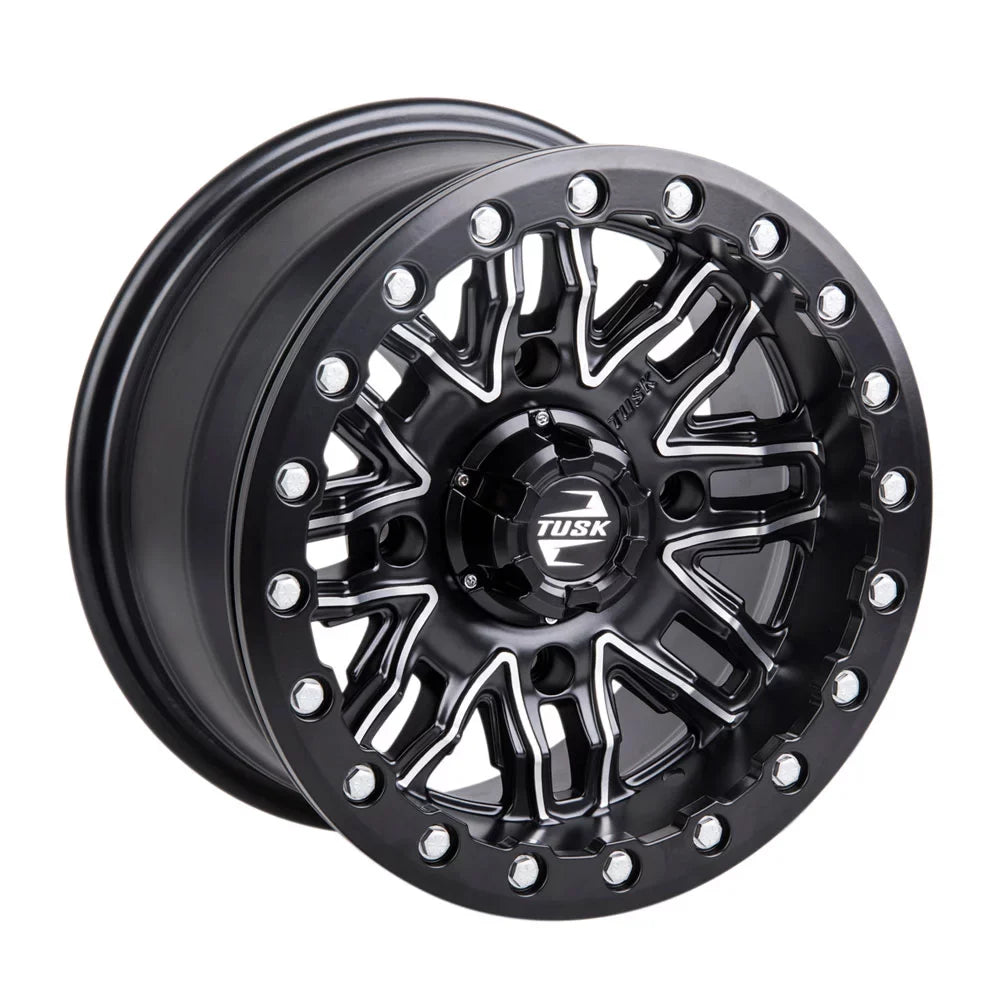 Can-Am Limited Machined/Black 14x7 Pro Wheel HD10 4/137 Defender Nebo Beadlock For 2021-2022 + 3.0 4.0 Tusk
