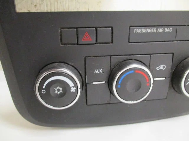 Climate Saturn Pre-Owned Temperature (Good) OEM Heater AC Outlook Front Control LKQ Manual 2010