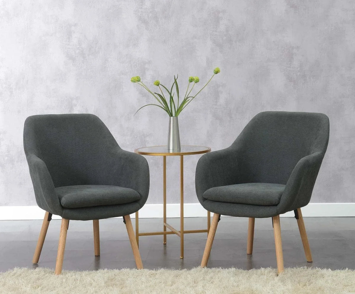 Charlotte 26.75" Take L 33.5" 25.25" W A Lie Gray Seat X Slate Accet X Chair, H,