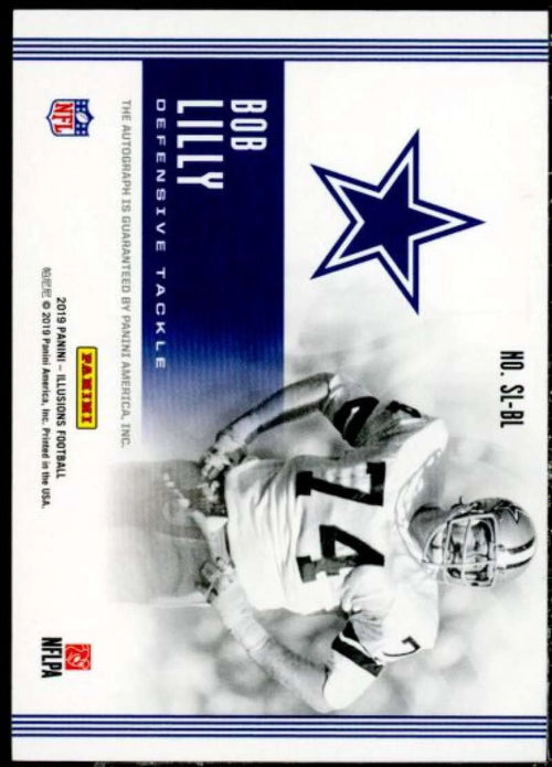 #18 Legends Bob Stadium Card Illusions Lilly Autographs 2019 Panini