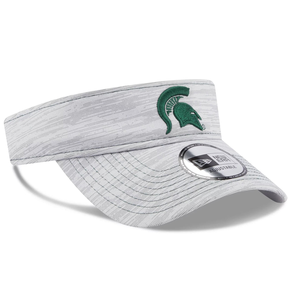 Era Adjustable Logo New State Visor Gray Men's OSFA - Spartans Michigan