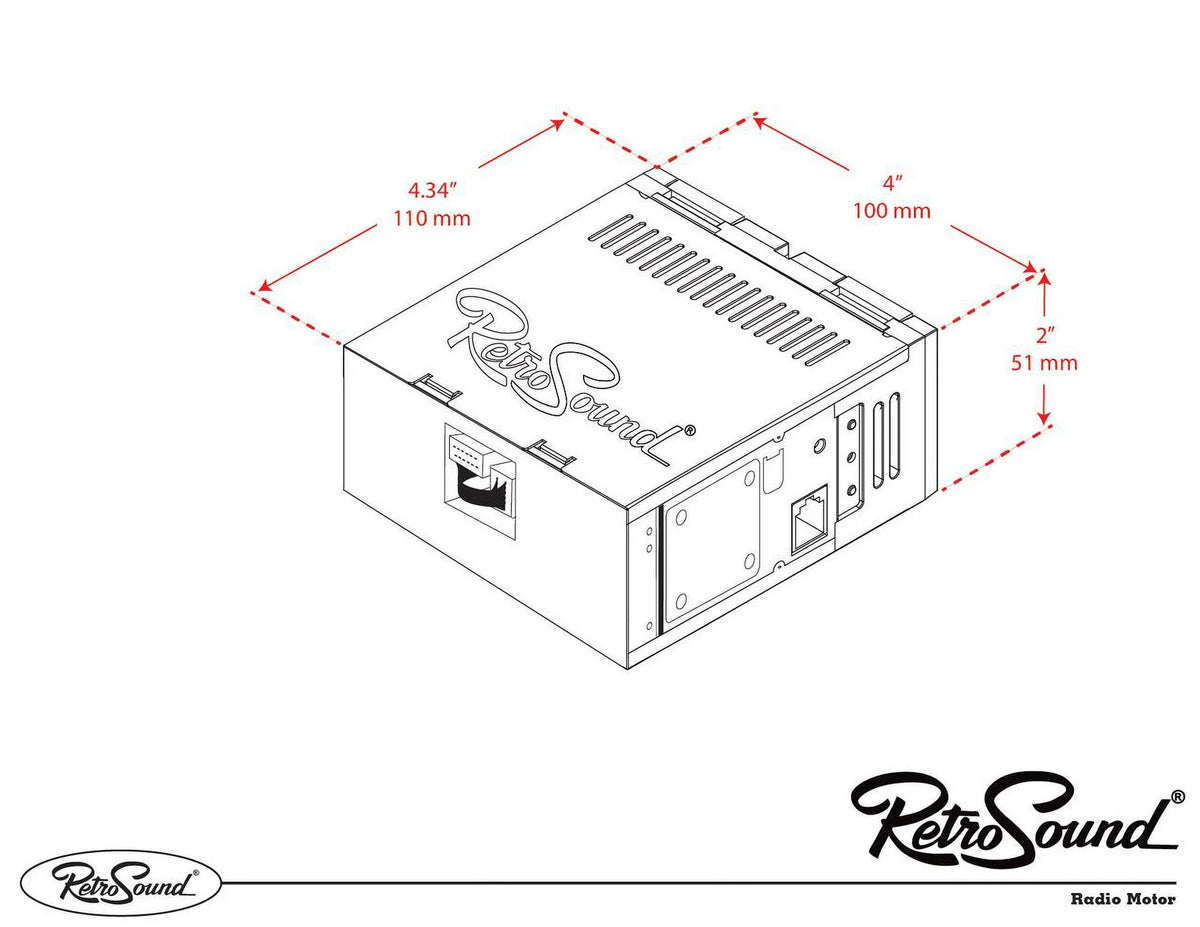 AM/FM RetroRadio Mercury Features 1977-85 AUX, Capri LABC-M1-121-55P-75PMC3 Bluetooth, Include with Compatible