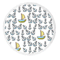 Anchor Mat Blanket Blanket Sketch Beach White Throw Boats Tassels Towel with Beach Beach ABPHQTO Towel Picnic Yoga