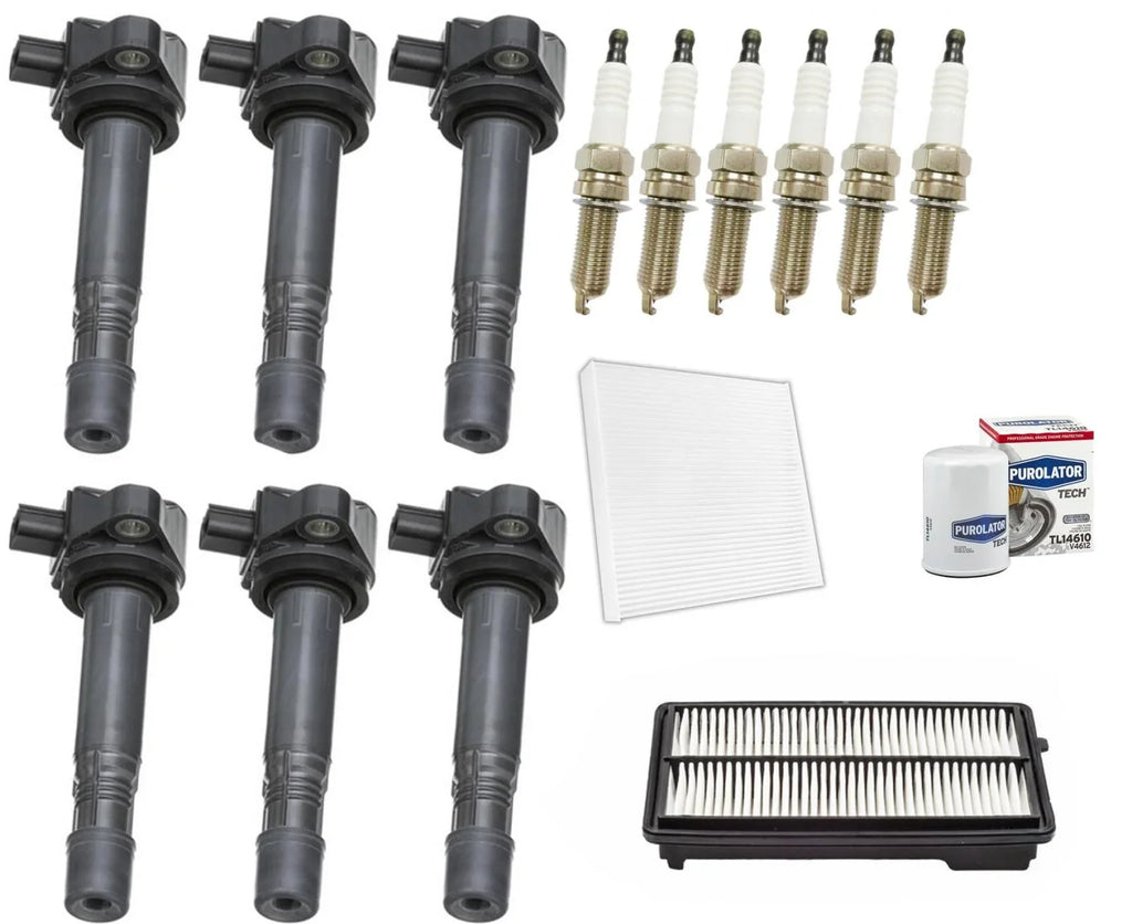 & Coil Spark Plugs Acura TLX For Kit 3.5L 2015-2020 Up Platinum Ignition Tune