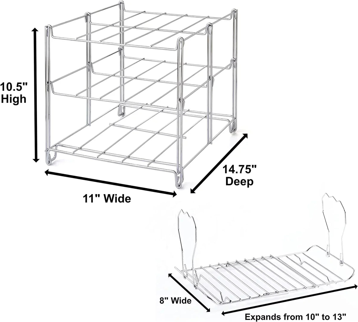 Roasting & & Turkey (1) Lifter Space Turkey Includes Rack Roasting Saving Multiple Rack And Baking Rack Oven Lifter 3-Tier KOVOT Oven Tasks | Collapsible Oven (1) Rack For |