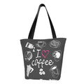 Love I Lukts Coffee Handbags Women'S Large Bag Capacity Bag,Shoulder Shopping Bag Tote Hobos
