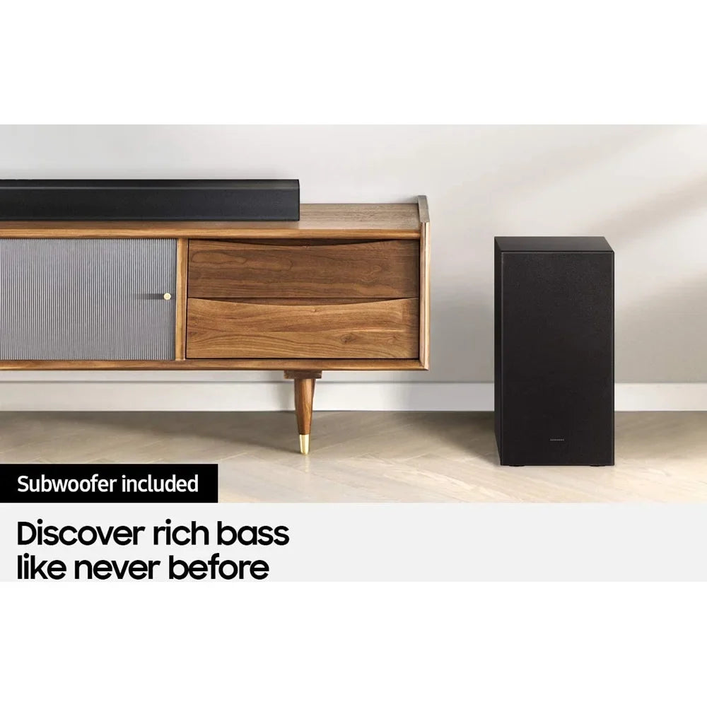 Extended with Ki / Protection Plan Dolby + 2x Streaming with + HDMI Bundle DTS Subwoofer Wireless 5.1 Cables HW-A550 with 2.1ch Soundbar Deco Digital HW-A550/XM Virtual:X (2021) Software Gear