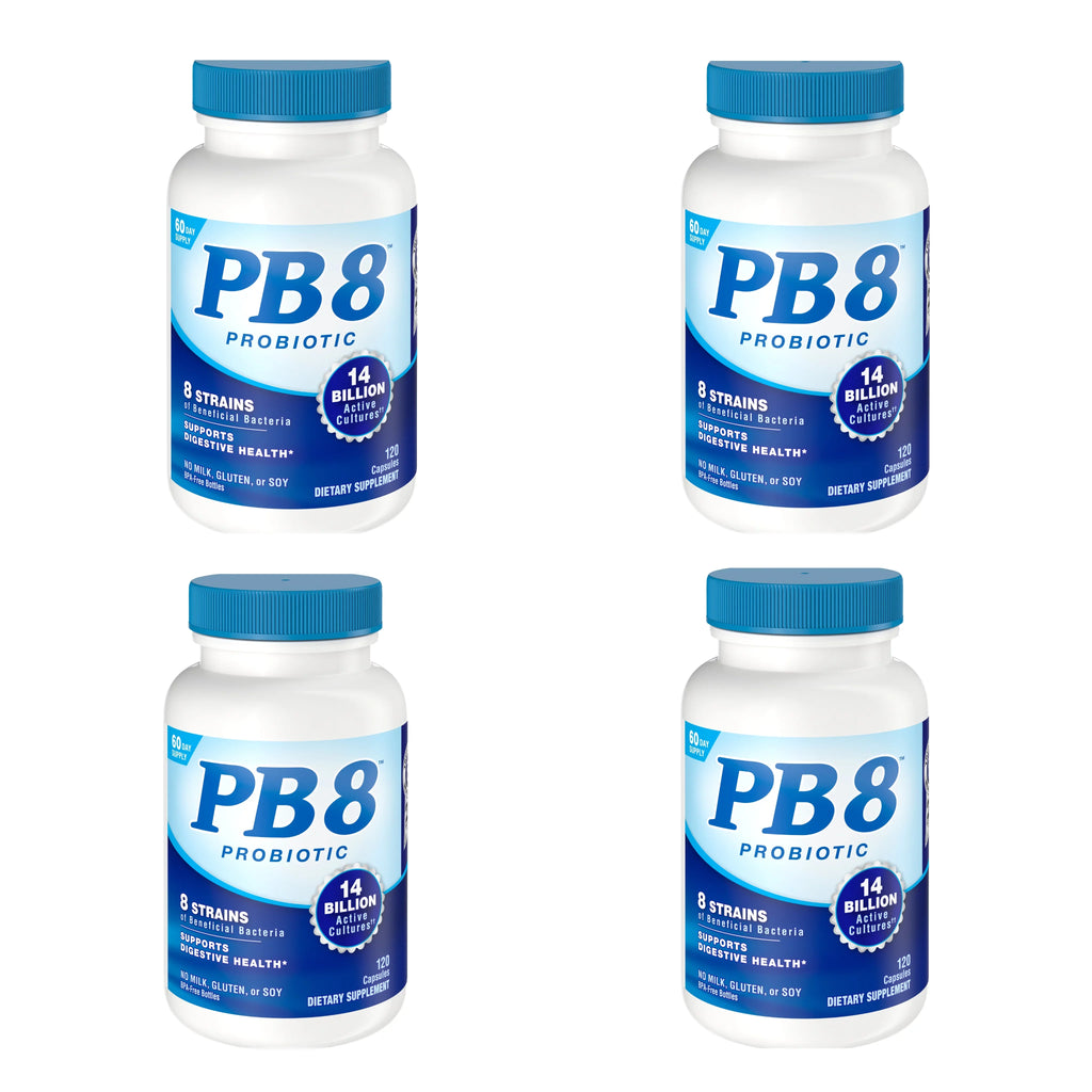 Pack Acidophilus, Pro-Biotic 8 120 capsules each PB 4