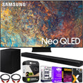 2 Extended QLED and Plan Neo with 2 4K QN75QN90AA TV Gear HW-A650 3.1ch with HDMI Cables TV Pack Year Streaming (2021) Deco Protection 75 Premium Soundbar Kit Subwoofer Smart Inch Bundle