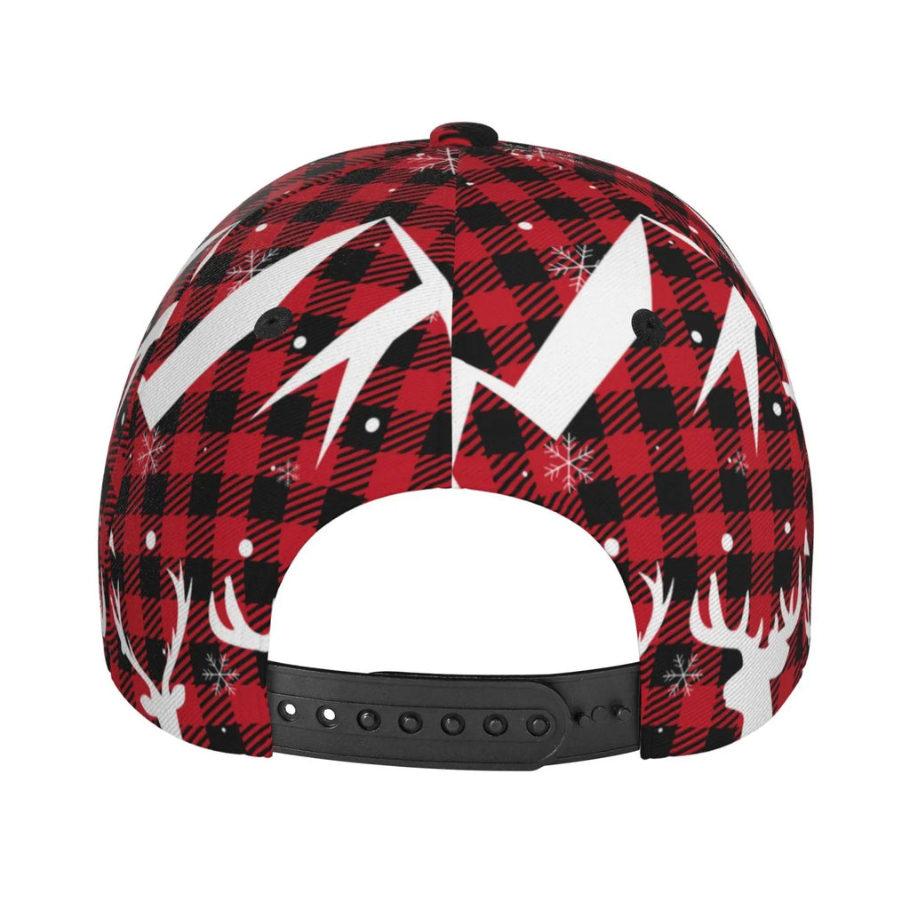Activities Seasons All Dad exterior Plaid) Balery and Workouts Cap Adjustable Running Hat(Christmas for Baseball Buffalo dimension