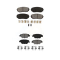 Pads 2016-2022 Mazda KSM-100493 For Semi-Metallic Brake Rear Front CX-9 Kit