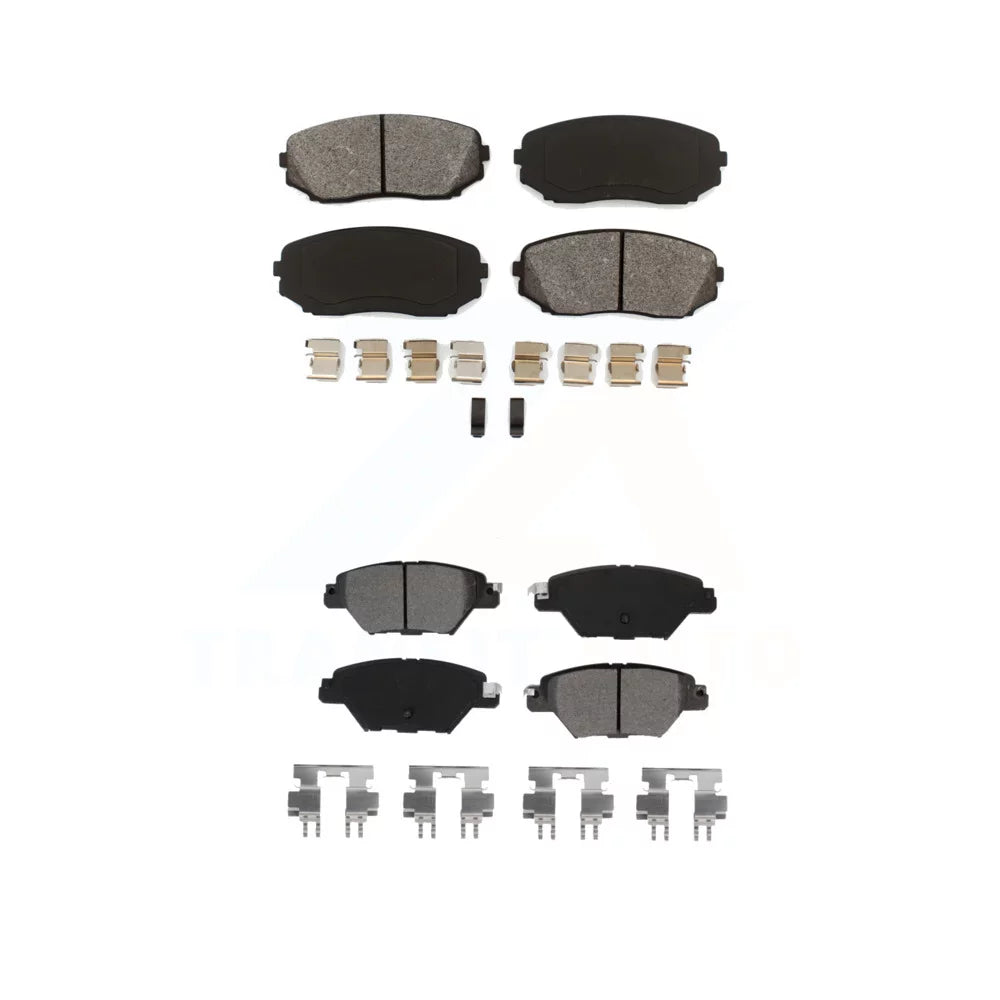 Pads 2016-2022 Mazda KSM-100493 For Semi-Metallic Brake Rear Front CX-9 Kit