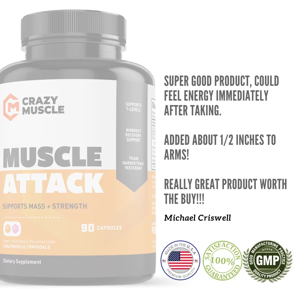 Capsules Muscle 90 - Keto Muscle Muscle DHEA Crazy Attack: Building by Supplement with